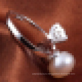 Женская мода Пресноводного жемчуга Бабочка с кристально стерлингового серебра кольцо